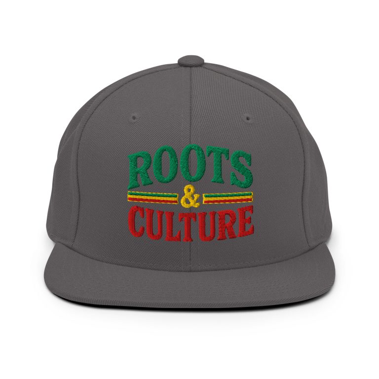 roots & culture snapback broderie 3d