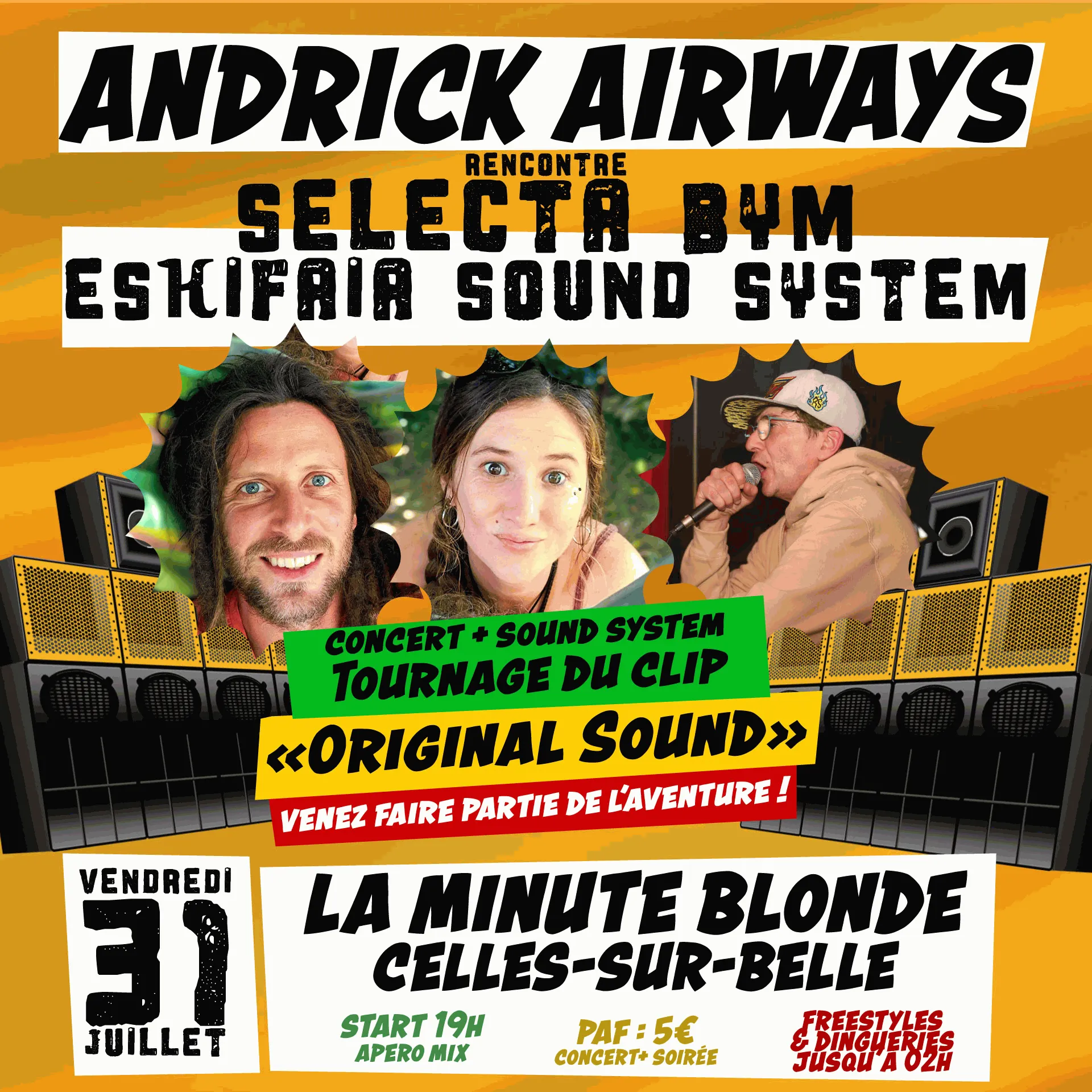 andrick airways eskifaia soundsystem la minute blonde celles seur belle eskifaia